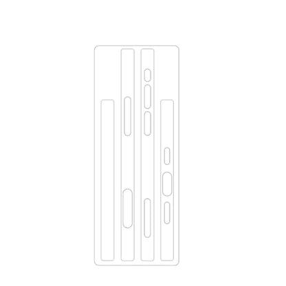 2 Pack Transparent Side Hydrogel Film For iPhone 16 Pro Max Frame Sticker Border Anti-scratch Bubble Free Protective Films