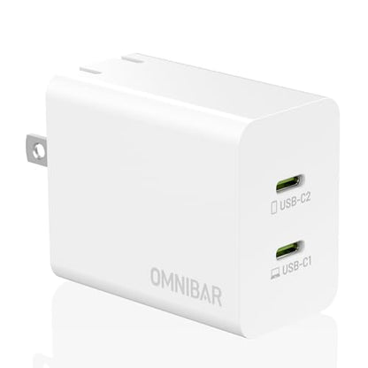 45W Dual USB C Charger, Phone Charger Fast Charging with 4FT Cable - color: 45W White