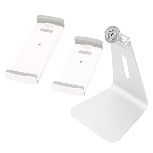 Cell Phone Stand Adjustable Rotating Aluminum Alloy Tablet Holder with Silicone Anti Skid Design for Office Desk Cable Management 11.8 x 5.4 x 5.4in