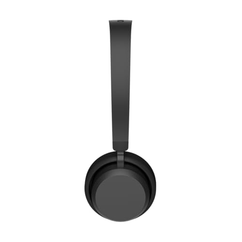 Lenovo Wireless VoIP Headset Teams Certified, Noise-Canceling Mic, Bluetooth 5.3 Multipoint, USB-A Receiver, 31-Hour Talk & 60-Hour Playback, Lightweight Over-Ear Design, Replaceable Earcups - style: Wireless - ENC (Teams)