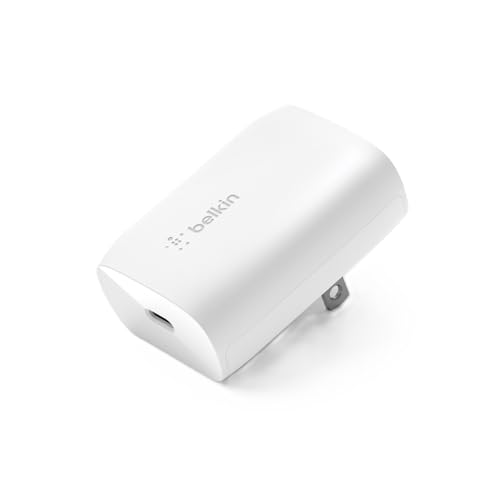 Belkin 30W Compact USB C Charger Block, USB C to Lightning Cable - style: 30W + Lightning Cable