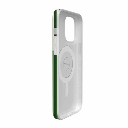 Casely iPhone 14 Pro Case | Clubhouse | Fairway Stripes | Compatible with MagSafe | Classic Ultra Thin Design - color: Clubhouse | Fairway Stripes, size: Iphone 14 Pro