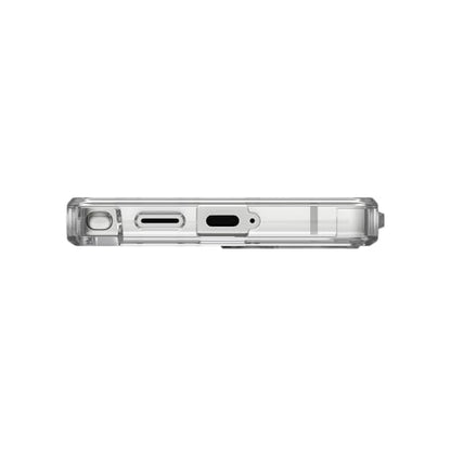 URBAN ARMOR GEAR UAG Designed for Samsung Galaxy S25 Ultra Case 6.9" Plyo Pro - Compatible with Magnetic Charging Transparent Rugged Military Drop Tested Protective Cover, Ice/Silver - color: Plyo Pro - Ice/Silver