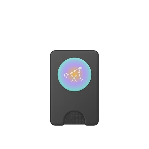 PopSockets Zodiac Phone Grip - Pisces Star Sign PopSockets PopWallet for MagSafe - style: Magnetic PopWallet