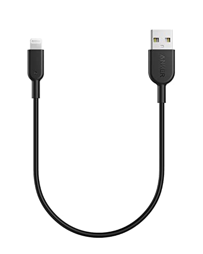 Anker Powerline II Lightning Cable, MFi-Certified (1FT,Black) - color: Black, size: 1ft