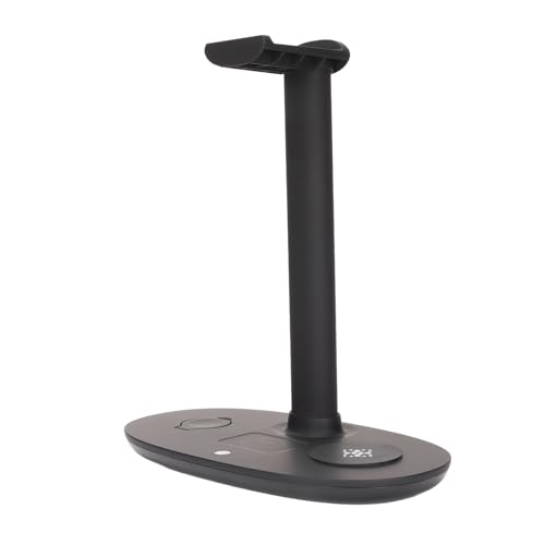 4 in 1 Wireless Charger Headphone Stand, 15W Fast Charging Station, Detachable Design for Mobile Phones, Earphones & Watches, Stylish Appearance - Perfect for Home & Travel