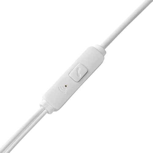 10-Pack Corded Earbuds with Microphone Headset/Headphones Bass Wired White Silicone Pad for iPod iPhone iPad Smartphone Tablet MP3 Player Laptop Computer 3.5mm Jack Plug