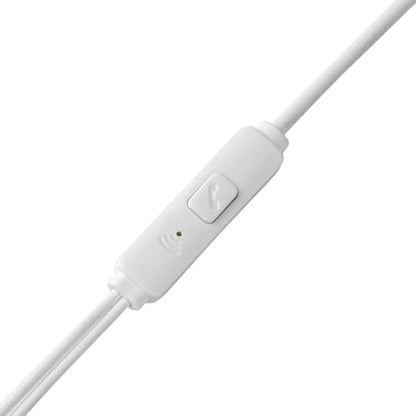 10-Pack Corded Earbuds with Microphone Headset/Headphones Bass Wired White Silicone Pad for iPod iPhone iPad Smartphone Tablet MP3 Player Laptop Computer 3.5mm Jack Plug
