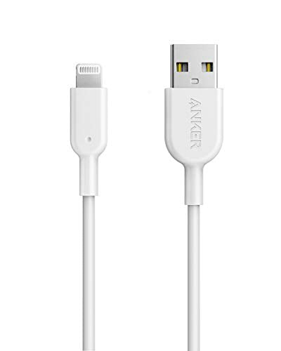 Anker Powerline II Lightning Cable, MFi-Certified (3 ft, White) - color: White, size: 3 ft