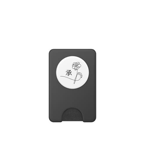 Kpop Popsocket Kpop White Merchandise Korean Pop Gift PopSockets PopWallet for MagSafe - style: Magnetic PopWallet
