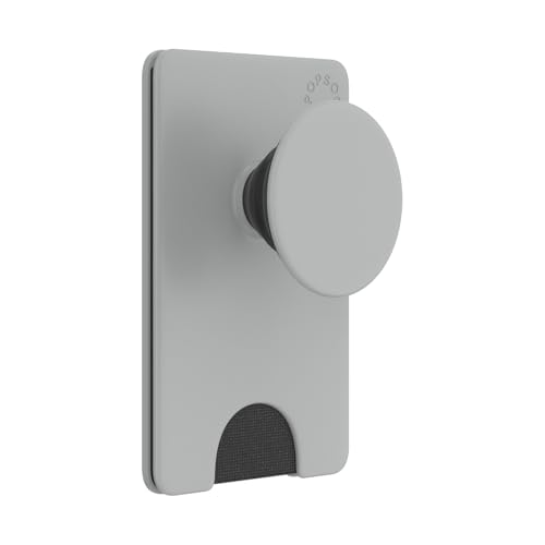 PopSockets Adhesive Phone Wallet with Grip- Tech Grey - color: Tech Grey, style: Adhesive