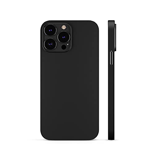 PEEL Super Thin Case for iPhone 13 Pro (Blackout) | Sleek, Minimalist Design, Branding-Free, Ultra Slim, Protects & Showcases Your Device - color: Blackout, size: iPhone 13 Pro