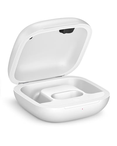 Charging Case Replacement for Powerbeats Pro: Beats Earbuds Charger Case with Bluetooth Pairing Sync Button, 700mAh Battery, Earbuds Not Included - color: Powerbeats Pro 1 White