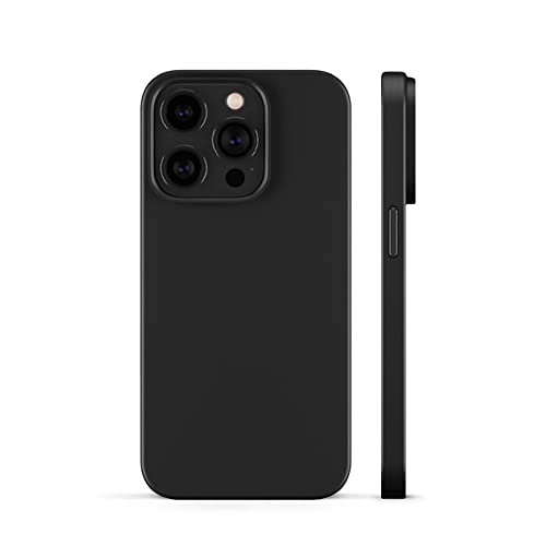 PEEL Magnetic Case for iPhone 14 Pro (Black) | Embedded Magnet, MagSafe Compatible, Wireless Charging, Minimalist Design, Ultra Thin, Everyday Protection, Showcases Device - color: Black, size: iPhone 14 Pro