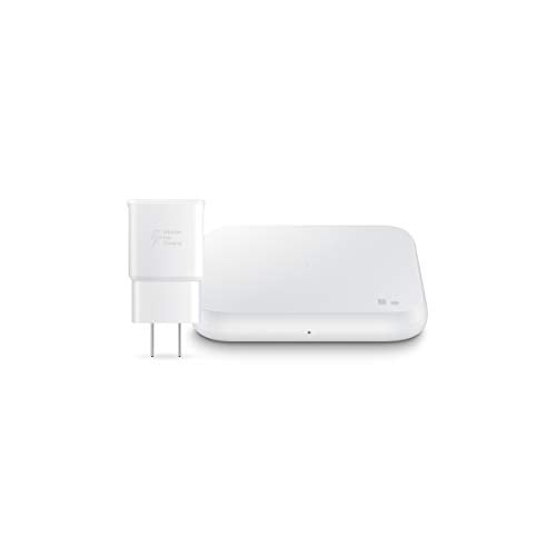 Samsung Wireless Charger Fast Charge Pad (2021), Universally Compatible with Qi Enabled Phones (US Version), White - color: White