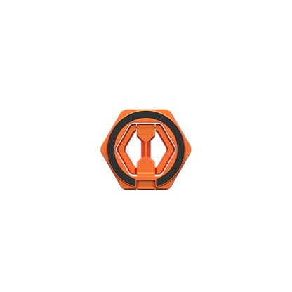 URBAN ARMOR GEAR UAG Magnetic Phone Ring Stand Compatible with MagSafe Magnet, Removable Metal Finger Ring Grip & 360 Rotation Adjustable Kickstand for iPhone 17, Galaxy S26, Burnt Orange