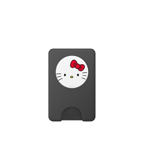 Hello Kitty Open Face PopSockets Stand for Smartphones and Tablets PopSockets PopWallet for MagSafe - style: Magnetic PopWallet