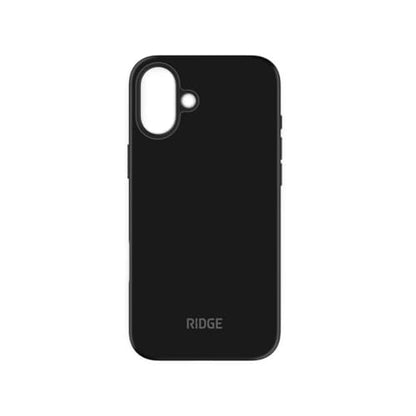 Ridge Case Compatible with iPhone 16 Plus - Compatible with MAGSAFE & Wireless Charging, Aluminum Control Buttons, Dual-Layer Construction, TPU Bumper with Drop Protection (Matte Black) - color: Matte Black, size: iPhone 16 Plus