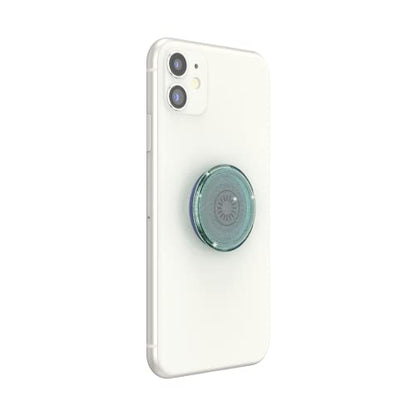 PopSockets Phone Grip with Expanding Kickstand, Adhesive Grip - Translucent Glitter Mint - color: Lavender