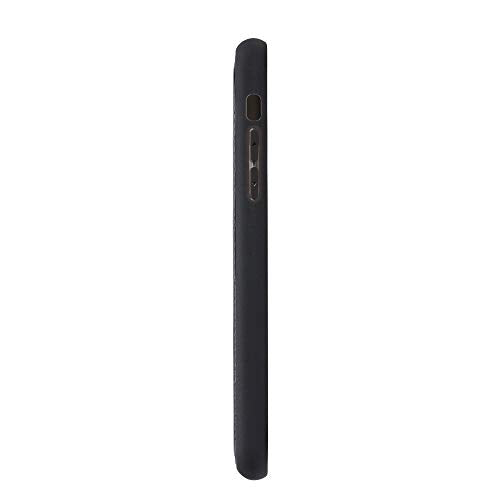 Venito Lucca Leather Case Compatible with iPhone 11 (6.1 inch) – Extra Secure with Padded Back Cover -Rustic Black - color: Rustic Black, size: iPhone 11