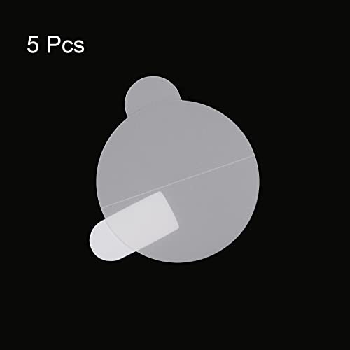 HARFINGTON 5pcs Watch Glass Screen Protectors 34mm Soft TPU Anti-scratch HD Clear High Definition Round Smartwatch Screen Protection Film (for Flat Screen) - size: 34mm