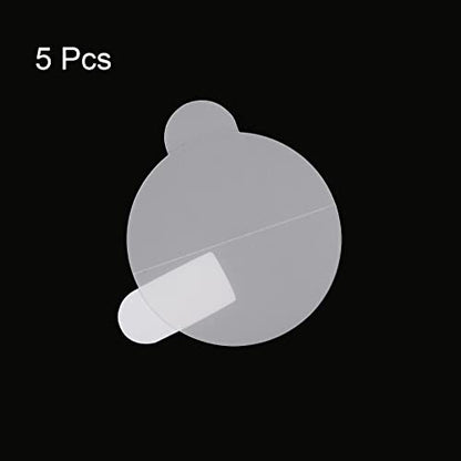 HARFINGTON 5pcs Watch Glass Screen Protectors 36mm Soft TPU Anti-scratch HD Clear High Definition Round Smartwatch Screen Protection Film (for Flat Screen) - size: 36mm