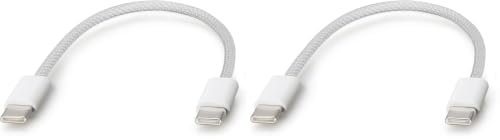 Smays Braided USB C to USB C Cable 6 Inch Short, 60W PD Fast Charger Charging Cord (Pack of 2) - size: 6 inches (Pack of 2)