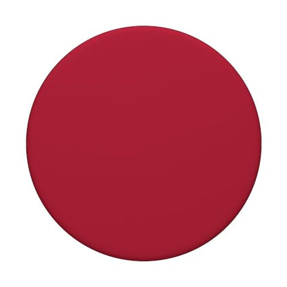 Cell Phone Button Holder Pop Out Knob Plain Solid Red Matte PopSockets PopGrip: Swappable Grip for Phones & Tablets PopSockets Standard PopGrip - style: Standard