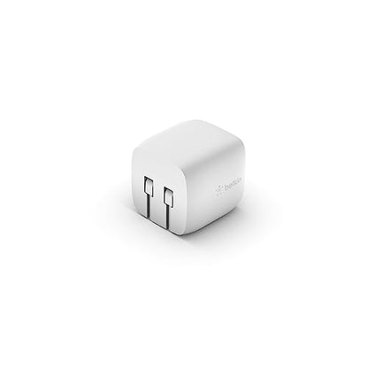 Belkin 30W GaN USB C Charger Block, Lightning Cable Included - style: 30W GaN + Lightning Cable