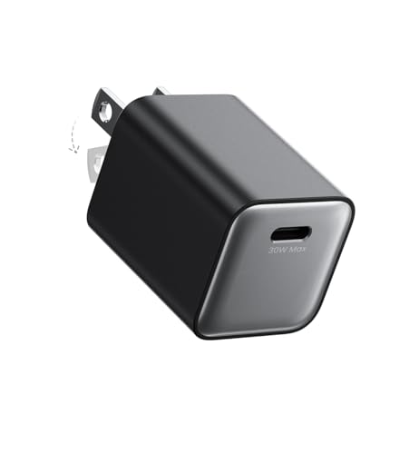 wegear 30W GaN USB C Wall Charger, Compact Charger Block with PD3.0 - color: Black, size: 1 Pack