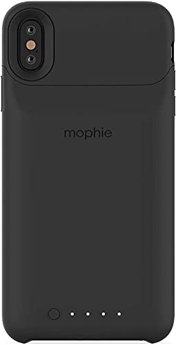 mophie Juice Pack Wireless Charging Protective Battery Pack Case for iPhone Xs Max (Renewed) (Black)