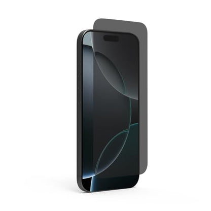 PureGear 2-Way Privacy Tempered Glass Screen Protector Compatible w/ Apple iPhone 16 Pro Max (2024) 6.9", Full Edge-to-Edge Coverage, Self Alignment Installation Tray, Touch Sensitive, Case Friendly, Anti-Fingerprint Coating, Lifetime Replacement, Protect