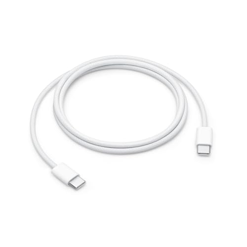 Apple 60W USB-C to USB-C Woven Charge Cable (1 m): Fast and Convenient Charging - size: 1m