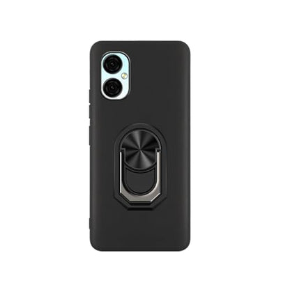 Phone Case for Pinwheel Genesis 1 with Ring Holder Kickstand | Slim Matte Black Case - Full Body Protective Phone Cover, Lightweight, Shockproof, Compatible with BLU G53 Smartphone