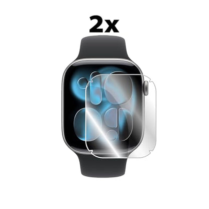 IPG for Watch Series 11-10 [46mm] Hydrogel Screen Protector (2 Units) Invisible Ultra HD Clear Film Anti Scratch Guard-Smooth/Self-Healing/Bubble -Free for Series10[46mm]