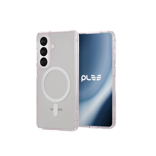 PLES | LEPI Air Layer Magnetic, Compatible with Galaxy S26 Plus, MagSafe, Wireless Charging, Clear, Military Grade Shockproof, Anti-Yellowing, Anti-Scratch - color: Milk Peach, size: S26 Plus