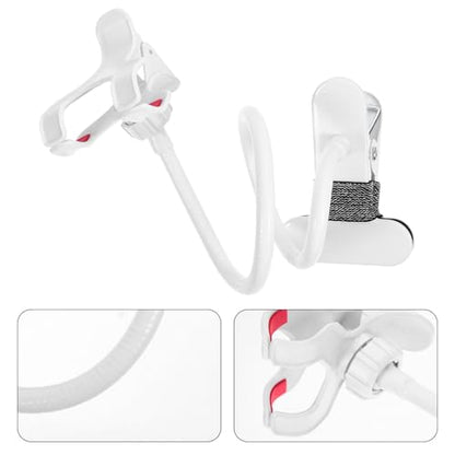 Beaupretty Gooseneck Phone Holder Flexible Long Arm Cell Phone Mount with Stable Clamp for Bedside Desk Headboard Compatibility for Smartphones