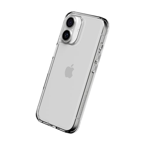 RhinoShield Clear Phone Case for iPhone 17 | Anti-Yellowing, Transparent, High Clarity, Shockproof, Military Grade Drop Protection - color: Transparent, size: iPhone 17