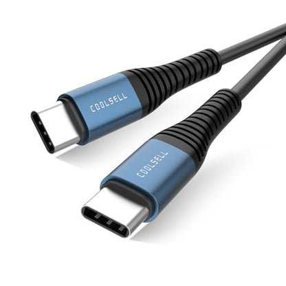 Short USB C to USB C Cable 6 Inch 3 Pack, Silicone 60W Fast Charging Cable - color: Black, size: 0.5 Ft.