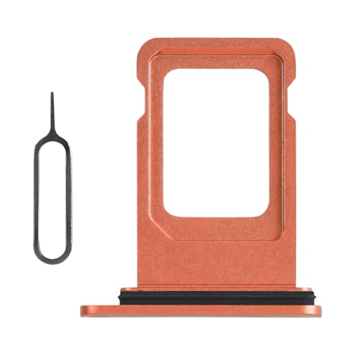 for iPhone XR Coral Single SIM Card Tray Slot Replacement