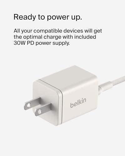 Belkin MagSafe 15W 2 in 1 Wireless Charging Dock, Fast Charger - color: Sand, style: Gen 1