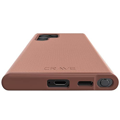 Crave Galaxy S22 Ultra Case, Shockproof Protection Dual Layer Case for Samsung Galaxy S22 Ultra 5G (6.8 inch) - Blush - color: Blush, size: Galaxy S22 Ultra