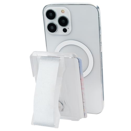 LOVEHANDLE Wallet for MagSafe + Kickstand - Crystal Clear Glitter - color: Crystal