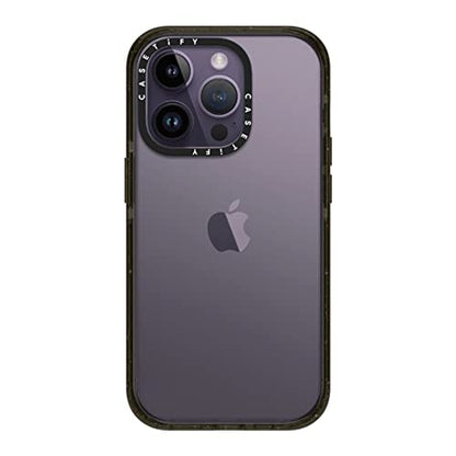 CASETiFY for iPhone 14 Pro Case - Impact Clear Black | Slim Fit | 8.2 ft. 4x Military Grade Drop Protection | Black - color: Clear Black, size: Iphone 14 Pro (6.1")