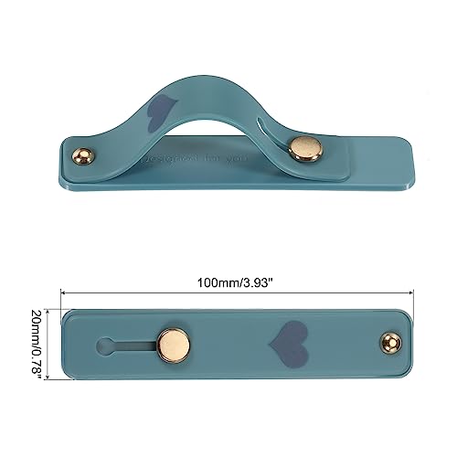 MECCANIXITY 2 Pcs Phone Loop Finger Holder Silicone Phone Strap Grip Holder Cell Phone Grip Stand for Most Smartphones Blue,Navy - color: Blue,Navy