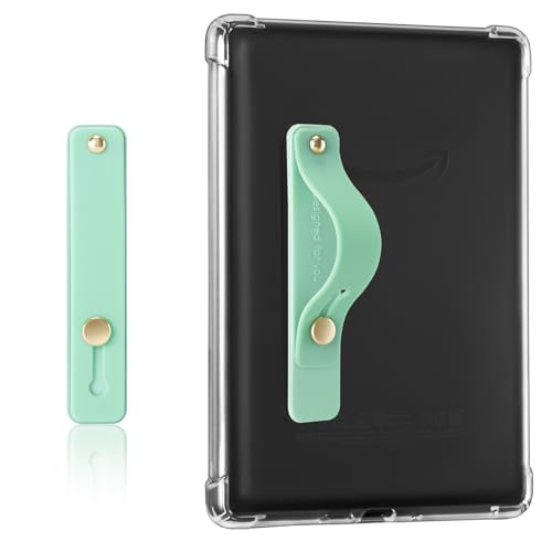 CoBak Hand Strap Holder for Kindle/Tablet - Lightweight TPU - color: Tan Blue