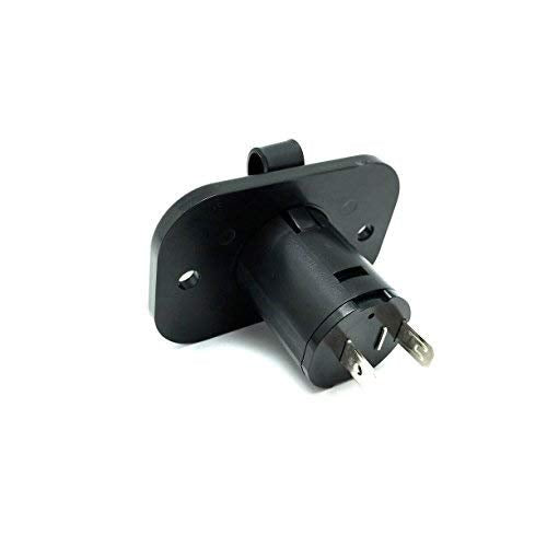 Cliff-Top 12V Boat Marine Carvans Waterproof Power Outlet Flush Panel Mount (Cigarette Lighter Socket) - color: Cigarette Lighter Socket