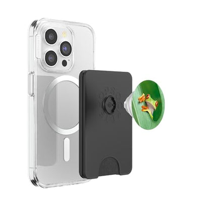 Baby Frog Green Exotic Tropical Toad Anuran Idea Gift PopSockets PopWallet for MagSafe - style: Magnetic PopWallet