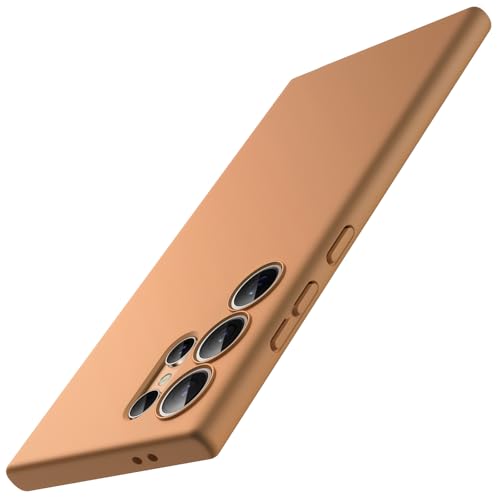 JETech Slim Case for Samsung Galaxy S24 Ultra, Titanium Orange | Camera Lens Protection, Soft TPU Design, Matte Finish, Shockproof Protection - color: Titanium Orange, size: S24 Ultra