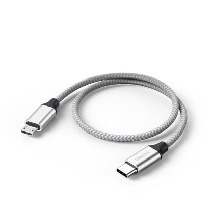 USB C to Micro USB Cable 1ft, 16W Charging 480Mbps Data Transfer - size: 1 Feet
